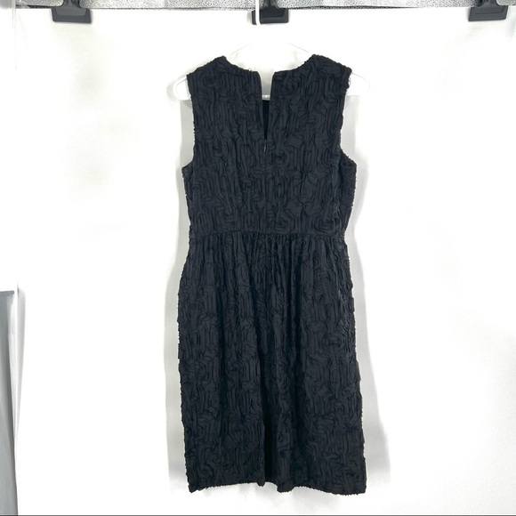 Talbots black sleeveless dress with appliqué size 8 - Picture 5 of 9